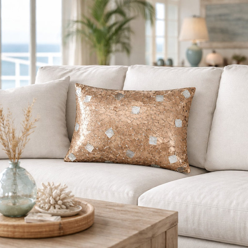 Islay Mother Of Pearl Lumbar Pillow