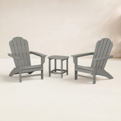 POLYWOOD Country Living Adirondack Chair Set