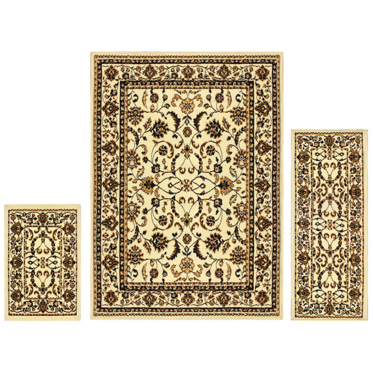 Ensemble de tapis d'intérieur 3 pièces Dodington
