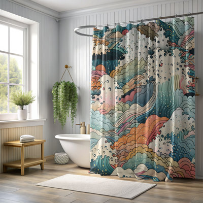 Water Swells - Premium Shower Curtain