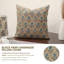 Housse de coussin en lin visqueux Fab divine, décor de maison de campagne Boho doux (Kusum)-106270067-106270077-106270082