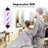 40" Rotating Barber LED Light