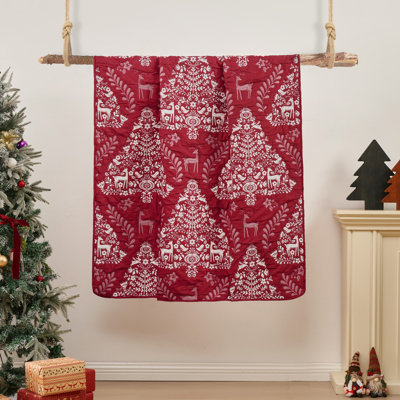 Noella Reversible Jacquard Throw