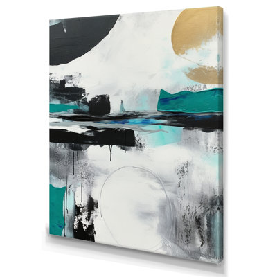 «Exploration Boho Simplicity I», art mural abstrait sur toile