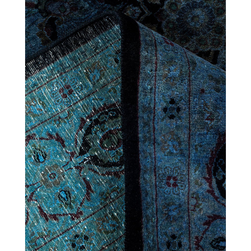 Fine Vibrance One-of-a-Kind 6' 1" X 9' 3" Hand Knotted Area Rug