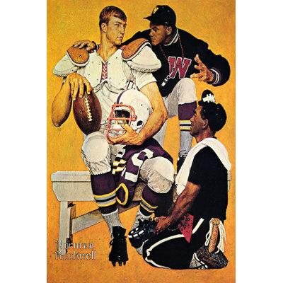 « the recruting » par norman rockwell, impression sur toile tendue