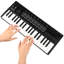 MIDI Keyboard: 37-Key USB MIDI Keyboard Controller With Beat Pads Assignable Knobs And Faders