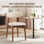 Chaise d'appoint rembourrée en bois massif-1282289213