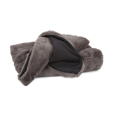 Dan High-pile Faux Fur Accent Throw Blanket