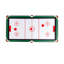 Table de billard/pool pliante RACK Crux 55 (verte, multi-jeux 3 en 1)-124520880