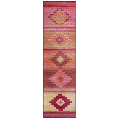 Kaede Washable Southwestern Indoor / Outdoor Rug
