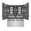 ZLINE Autograph 60 in. Black Stainless Refrigerator w/ Gray & Gold Accents-1060177636