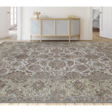 Wool Oriental Area Rug in Gray