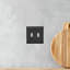Ageless Iron Double Toggle Wall Plate in Black Iron