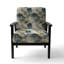 Chaise d'appoint rembourrée bord de mer Whispering Palms Tropical-237066012