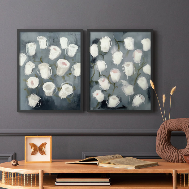 ABSTRACT Series CMXIX - Impression encadrée de qualité supérieure - prête à être accrochée - aucun clou requis - aucun clou requis