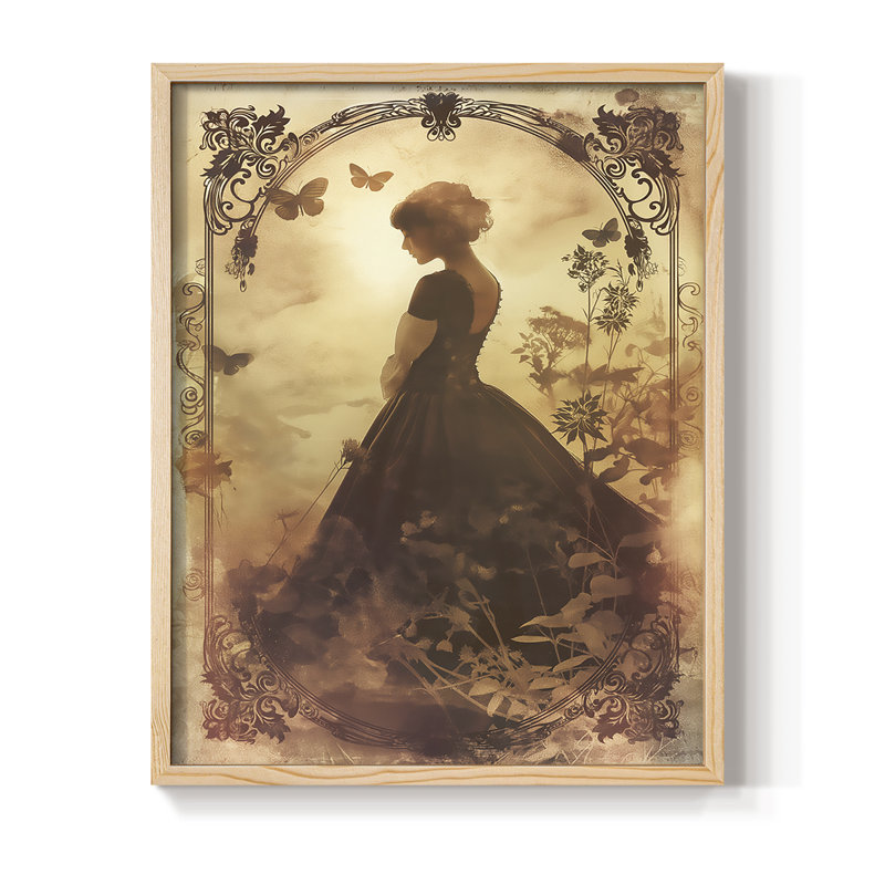Reproduction encadrée WOMEN Series CCCCLXXVII - bois massif