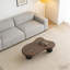 Table basse de 40 pouces en forme de nuage avec 3 pieds sphériques pour le salon, pieds noyer noirs-533336479