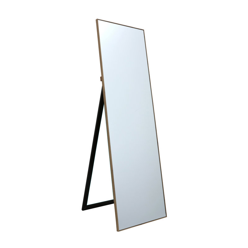 Immaculata Metal Floor Mirror