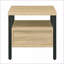 Table basse Traditional Bone White avec tablette inférieure - attrait intemporel pour le salon