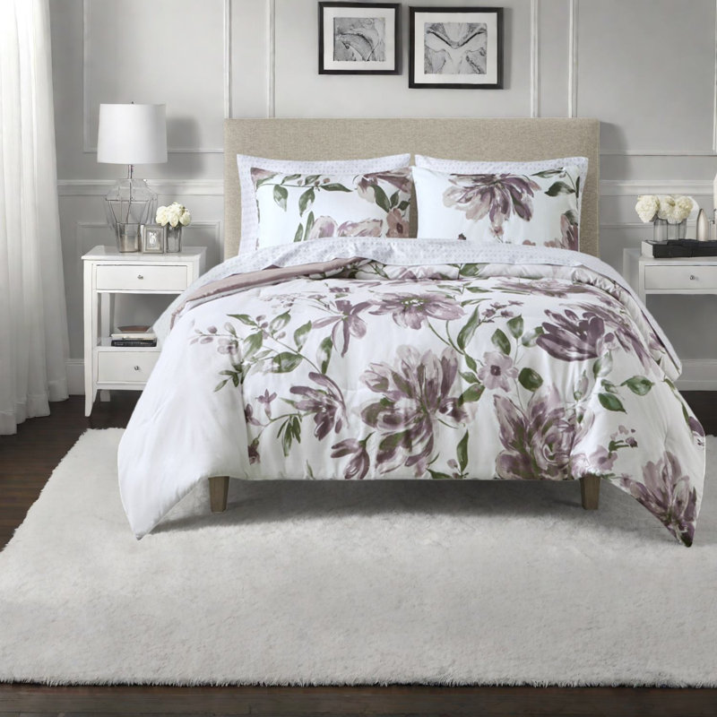 Complete Twin Bedding Sets, Polyester Floral Modern Home Comfort