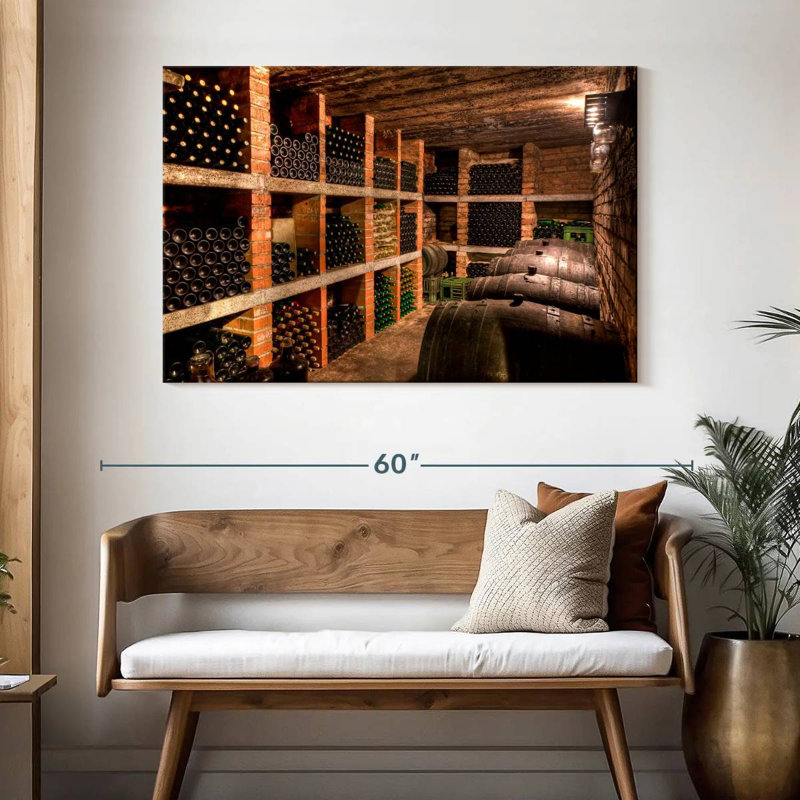 Lilie Wine Cellar, 32" H x 48" W