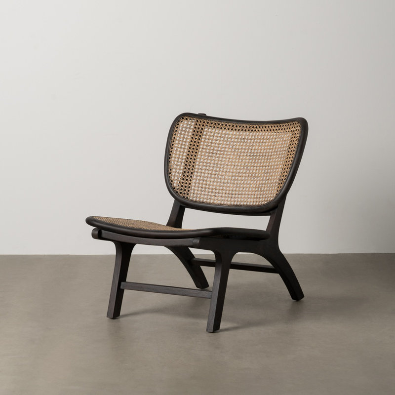 Almendra Upholstered Accent Chair, Black