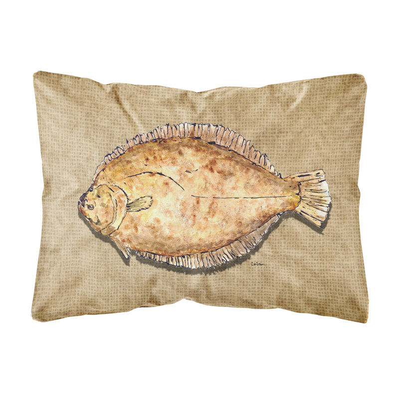 Coussin décoratif intérieur/extérieur flounder
