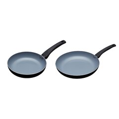 MasterClass Can-to-Pan Ceramic Eco Non-Stick Frying Pan Set, Made from 70%  Recycled Aluminium, 20 cm / 28 cm 2-Piece Set