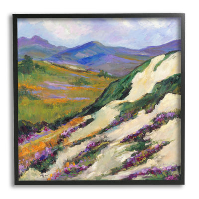 " Purple Mountains Landscape " by Alexi Fine