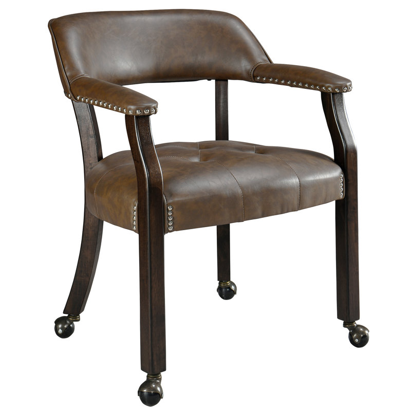 Chaise rembourrée Wexford, Brun, 1