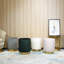 35cm Wide Velvet Round Solid Colour Ottoman with Storage-712310560