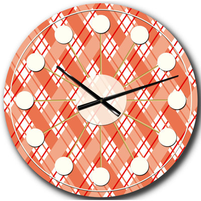 Horloge murale rétro Mid-Century