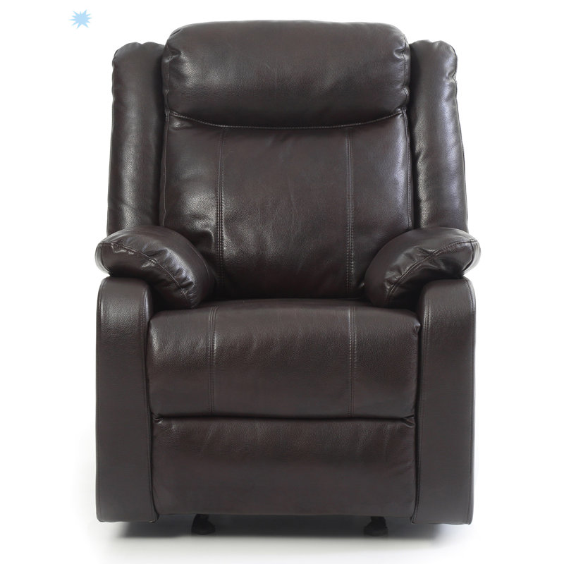 Contemporary Dark Brown Recliner Chair