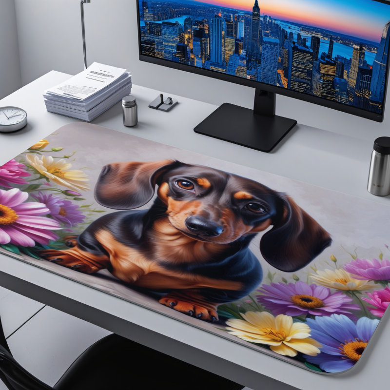 Polyester Desk Pad, 31.5x15.5