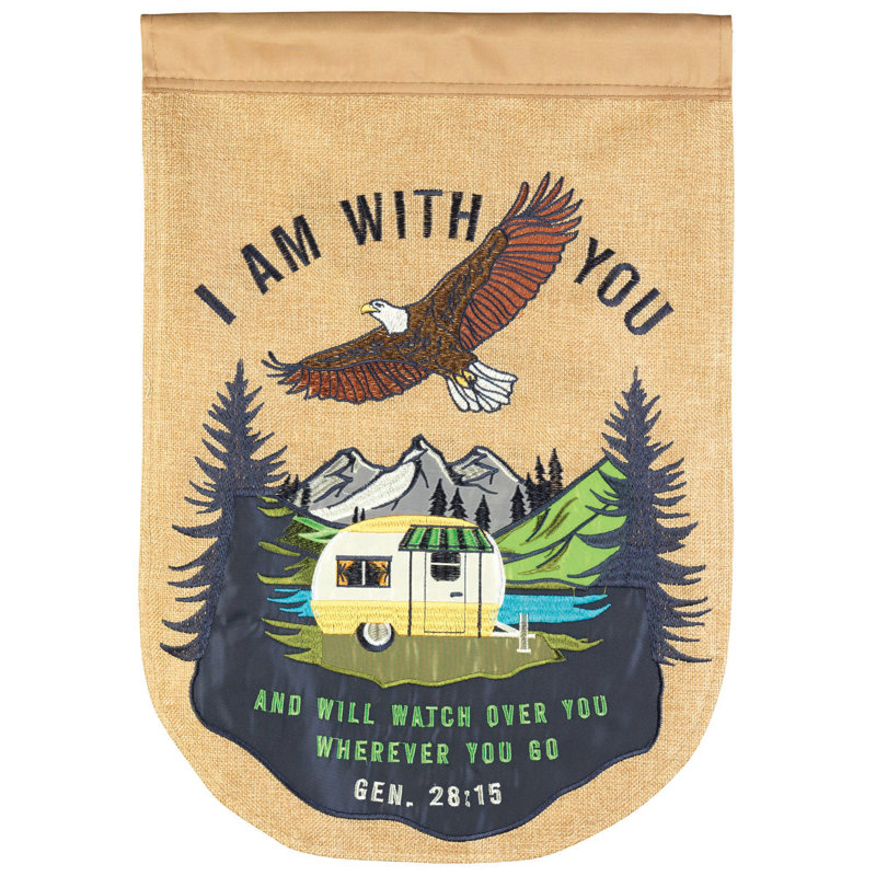 Double Sided 18'' H x 13'' W Polyester Garden Flag