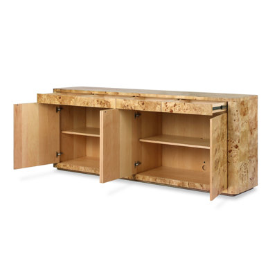 Mullins Sideboard-Natural Mappa Burl