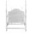 Grant Full Poster Panel Bed, White Finish