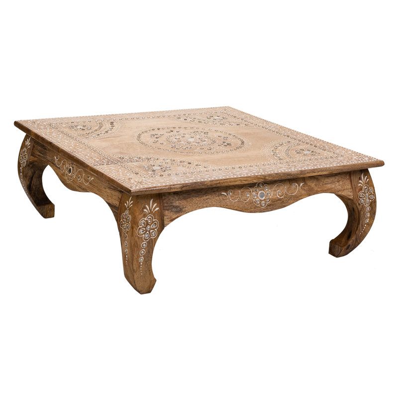 Arvida Solid Wood Four Leg Coffee Table