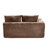 Arub Boneless Modern Modular Cloud Plush Corduroy Fabric Left-Arm Sofa ,No Assembly Required-2136974038