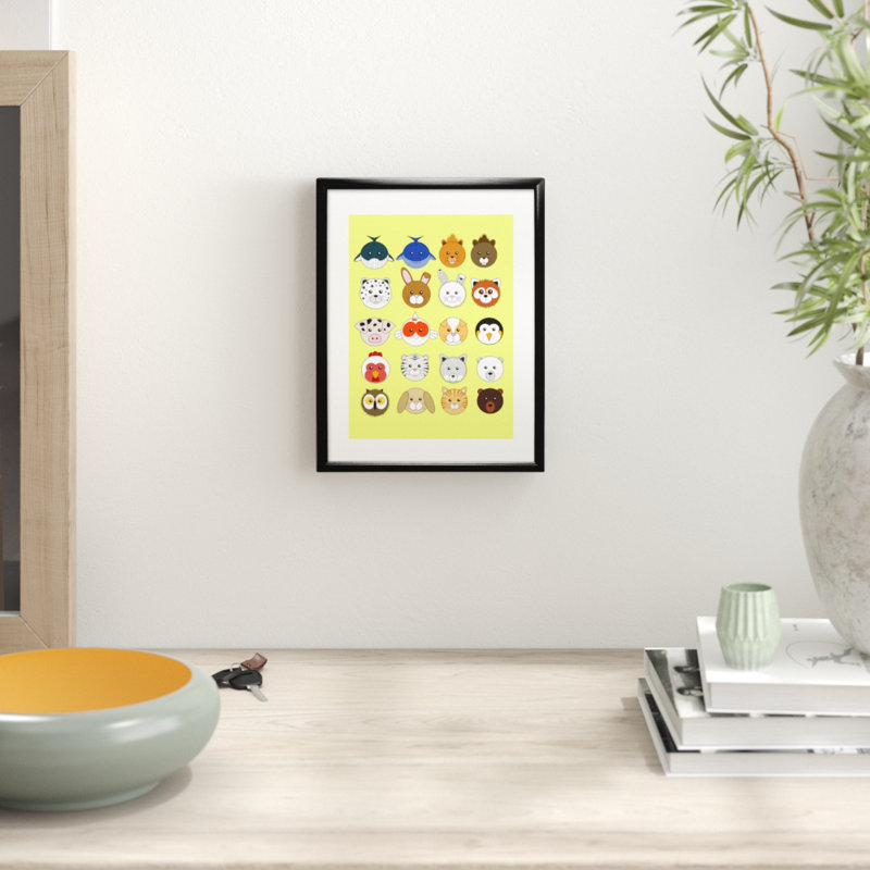 Single Picture Frame Print, Black