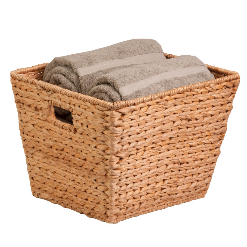 Panier en osier, Grand (H 12 po x l 15 po x P 15 po)