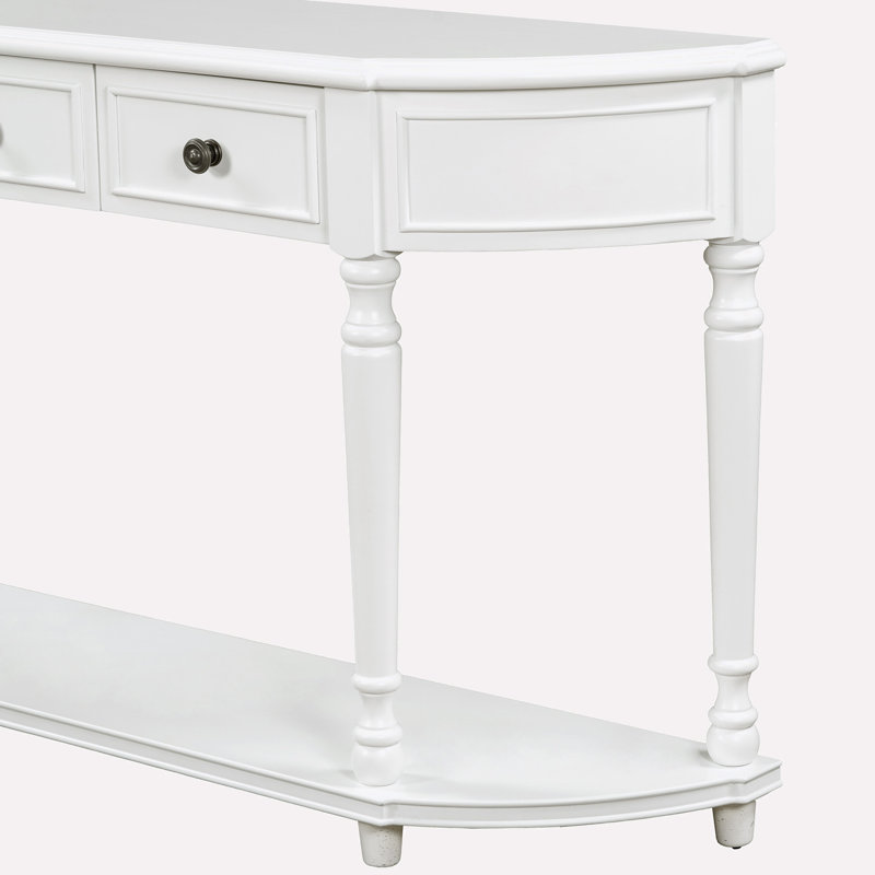 Console Roshawna 52, Gris antique, Gris antique, H 33,4 po x l 52 po x P 12,6 po
