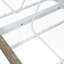 Lit de jour en rotin de patio avec coussins amovibles et structure en fer pour le jardin-1891123739
