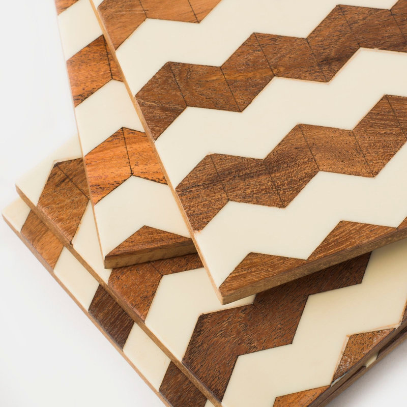 Ensemble de 4 sous-verres Marquewood