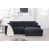 Chenille bleu foncé