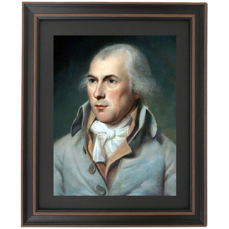 James Madison By Charles Willson Peale, 24" H x 19" W