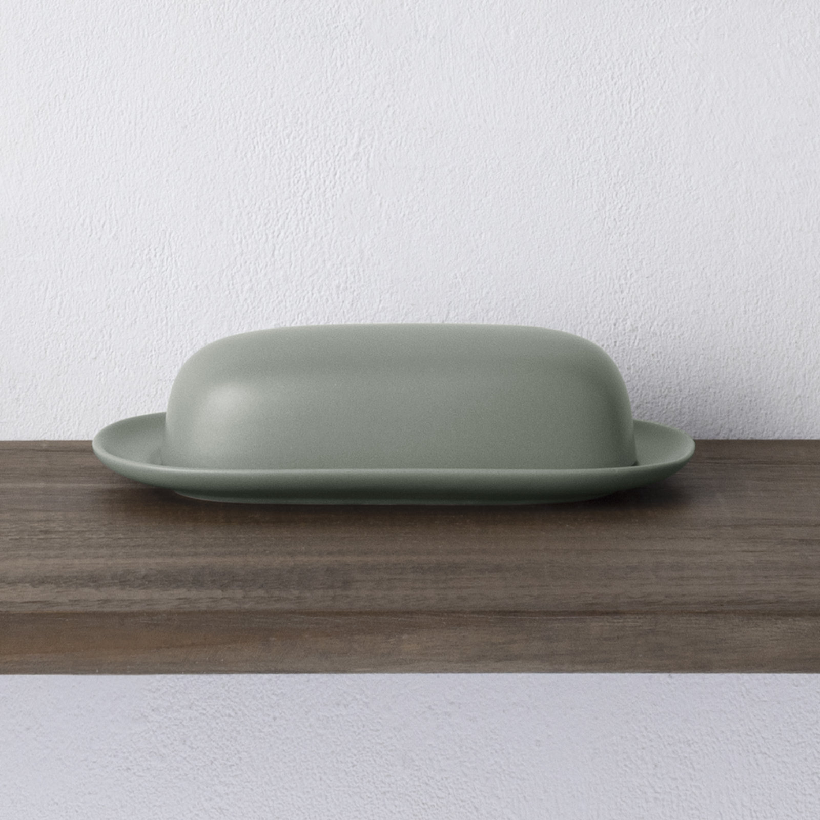 Noritake Colorwave Butter Dish, Green, 8.4'' W X 2.6'' H
