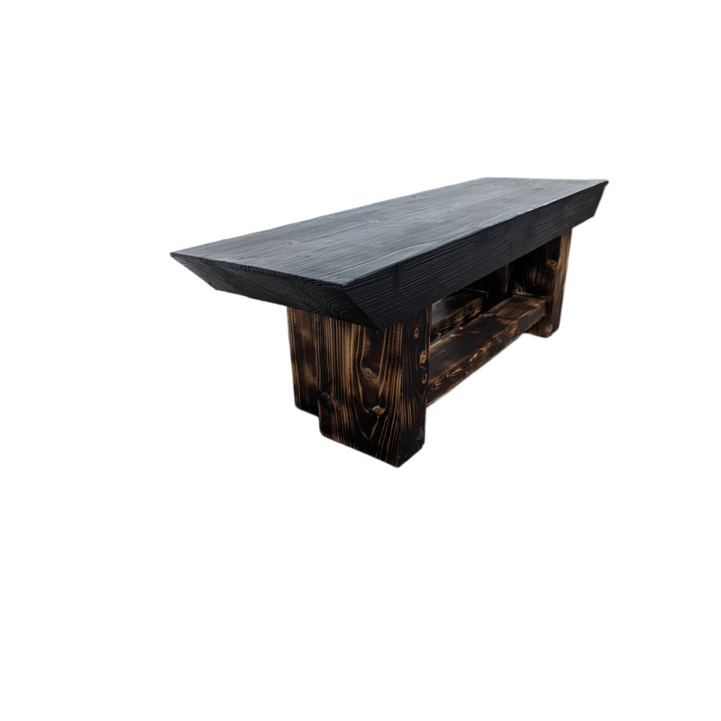 Handcrafted Solid Wood Swiss Edge Bench