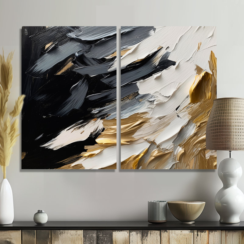 Lohman - Grandes impressions abstraites sur toile, Wrapped Canvas, Does Not Apply, 36" H x 48" W